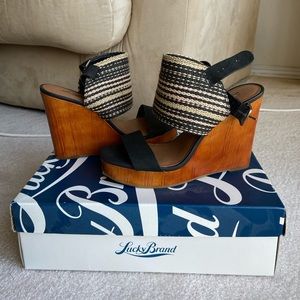 Lucky Brand Wedge Sandals 8.5 New with Box